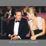 Sharon Stone and Michael Douglas - Cannes 1992
